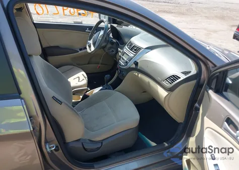 2013 Hyundai Accent Gls из США, поврежденный, VIN KMHCT4AE3DU459104